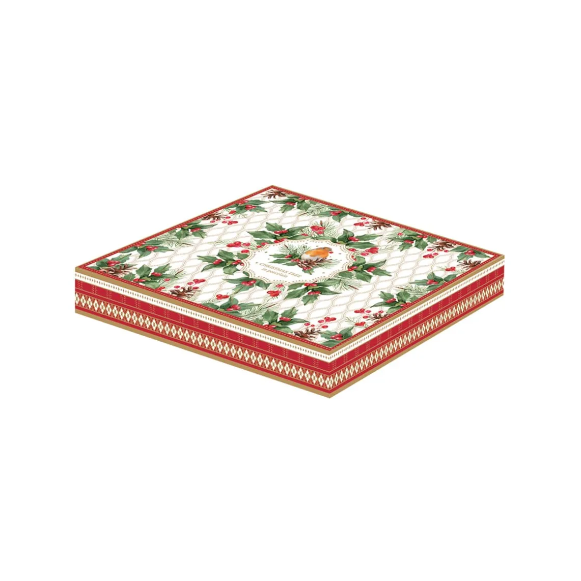 Assiette en forme d’arbre CHRISTMAS BERRIES