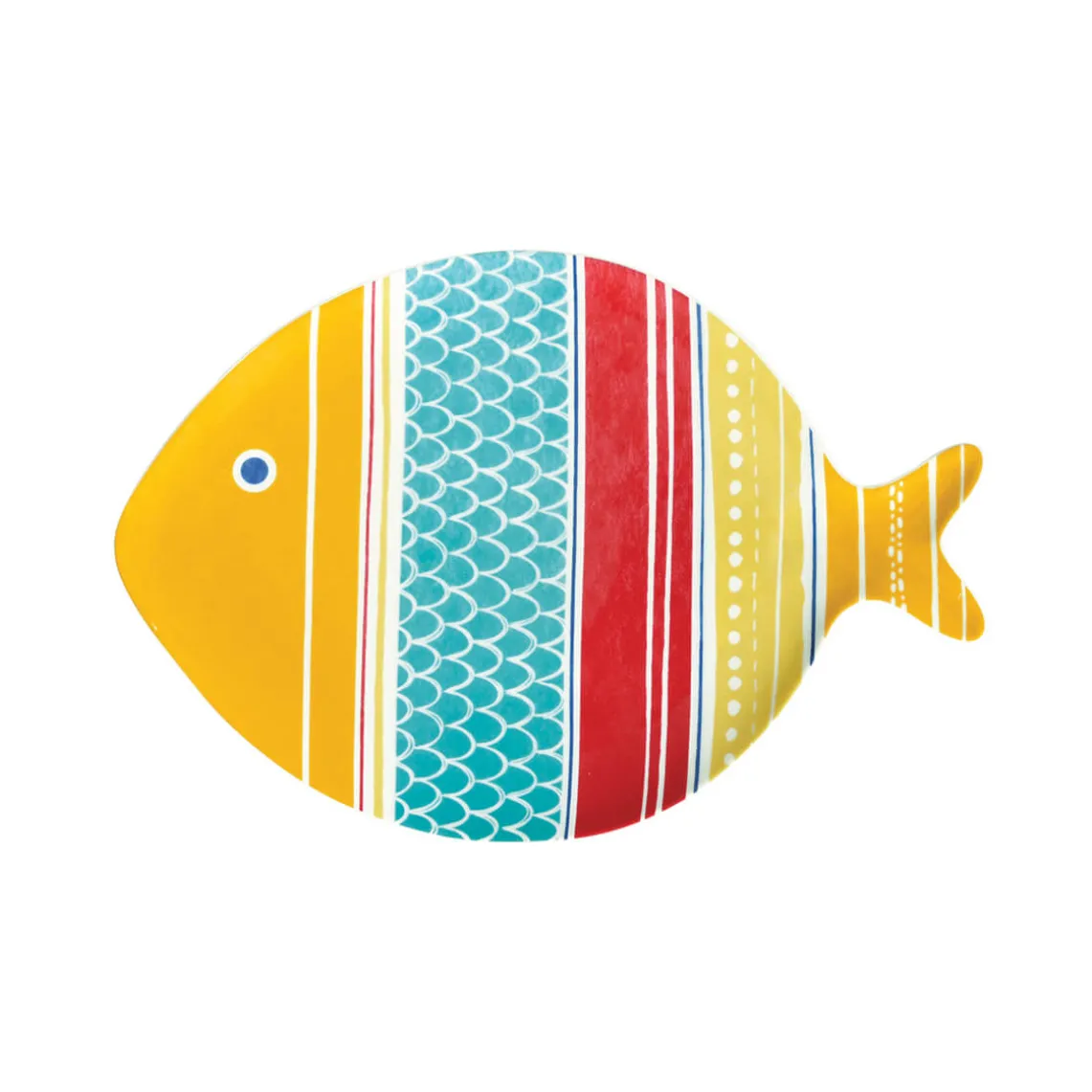 Assiette en porcelaine de 27×19 cm SEA FRIENDS – versColor 4