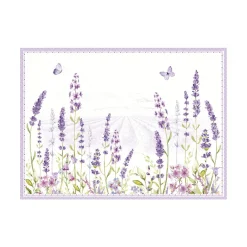 Ensemble de 4 sets de table LAVENDER FIELD