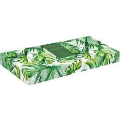 Feuille en porcelaine 47×19 cm LEAVES WHITE