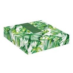 Feuille en porcelaine en forme de ginko, 35×29 cm TropicLEAVES Gr