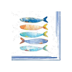 Paquet de 20 serviettes BORD DE MER