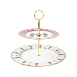 Plat à gâteau à deux étages NUTCRACKER