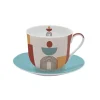 Tasse à petit-déjeuner avec soucoupe 400 ml ILLUSION