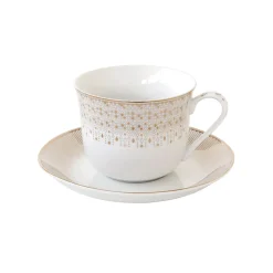 Tasse de petit déjeuner avec soucoupe FESTIVE