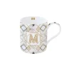 Tasse en porcelaine de 350 ml MONOGRAM M