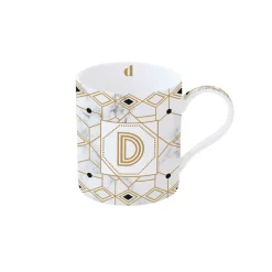 Tasse en porcelaine de 350 ml MONOGRAM D